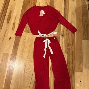 Red Women's Sleepwear Set